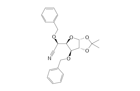 3,5-Di-O-benzyl-1,2-O-isopropylidene-.alpha.,D-glucohexofuranurononitrile
