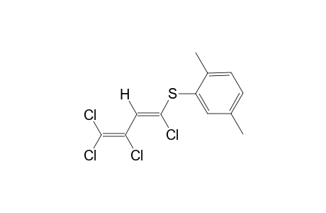 1,1,2,4-Tetrachloro-4-(2,5-dimethylphenylthio)-1,3-butadiene