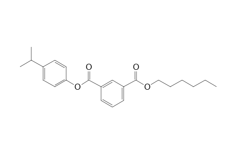 Isophthalic acid, hexyl 4-isopropylphenyl ester