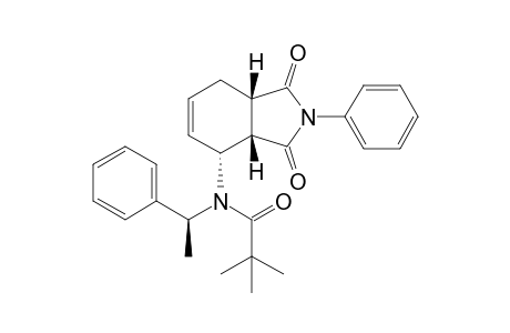 N-[(3aS,4R,7aS)-1,3-bis(oxidanylidene)-2-phenyl-3a,4,7,7a-tetrahydroisoindol-4-yl]-2,2-dimethyl-N-[(1S)-1-phenylethyl]propanamide