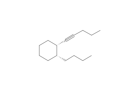 (+-)-cis-Butyl 2-(pent-1-ynyl)cyclohexane
