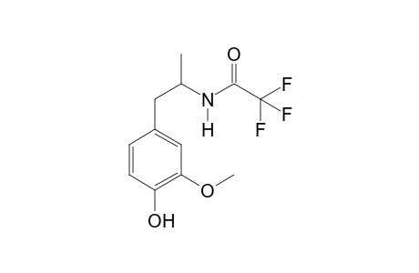 4-Hydroxy-3-methoxyamphetamine TFA