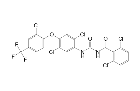 Benzamide, 2,6-dichloro-N-[[[2,5-dichloro-4-[2-chloro-4-(trifluoromethyl)phenoxy]phenyl]amino]carbonyl]-