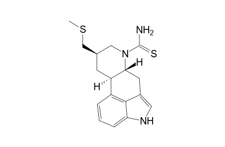 Ergoline-6-carbothioamide, 8-[(methylthio)methyl]-, (8.beta.)-