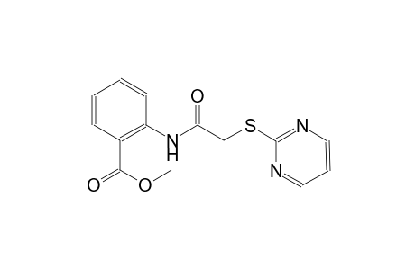 methyl 2-{[(2-pyrimidinylsulfanyl)acetyl]amino}benzoate