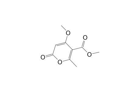 2H-Pyran-5-carboxylic acid, 4-methoxy-6-methyl-2-oxo-, methyl ester