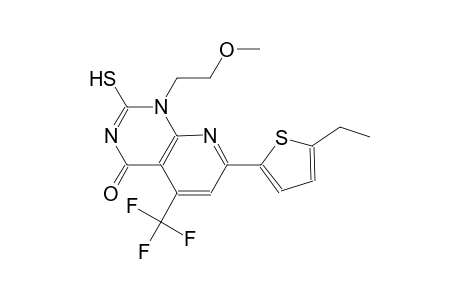 pyrido[2,3-d]pyrimidin-4(1H)-one, 7-(5-ethyl-2-thienyl)-2-mercapto-1-(2-methoxyethyl)-5-(trifluoromethyl)-