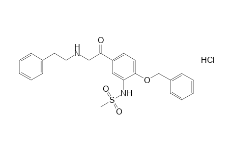 2'-(benzyloxy)-5'-(N-phenethylalanyl)methanesulfonanilide, hydrochloride