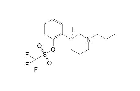 (S)-(-)-Trifluoromethanesulfonic acid 2-(1-Propylpiperodin-3-yl)phenyl ester