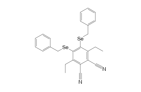 4,5-BIS-(BENZYLSELENO)-3,6-DIETHYLPHTHALONITRILE