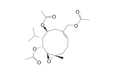 PULICANOL-DIACETATE;(1E)-4-ALPHA,5-BETA-EPOXY-6-ALPHA,8-BETA,14-TRIACETOXY-7-BETA-H-GERMACRA-1(10)-ENE