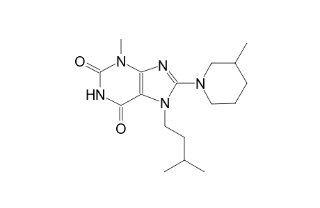 7-isopentyl-3-methyl-8-(3-methyl-1-piperidinyl)-3,7-dihydro-1H-purine-2,6-dione