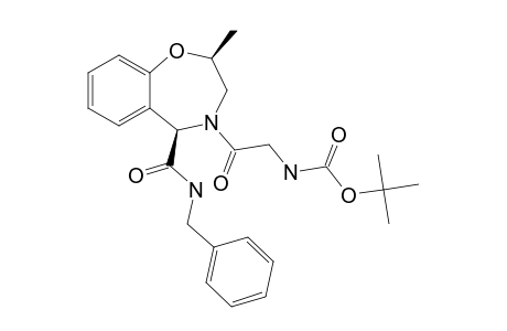 N-(BENZYL)-4-[2-[(TERT.-BUTOXYCARBONYL)-AMINO]-ACETYL]-2-METHYL-2,3,4,5-TETRAHYDROBENZO-[F]-[1,4]-OXAZEPINE-5-CARBOXAMIDE;MAJOR-ROTAMER