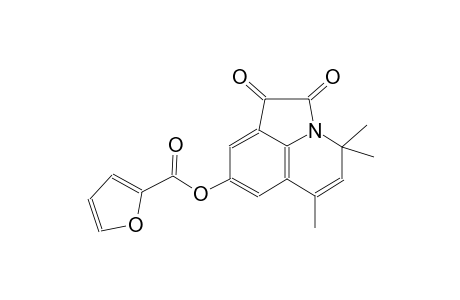 4,4,6-trimethyl-1,2-dioxo-1,2-dihydro-4H-pyrrolo[3,2,1-ij]quinolin-8-yl 2-furoate