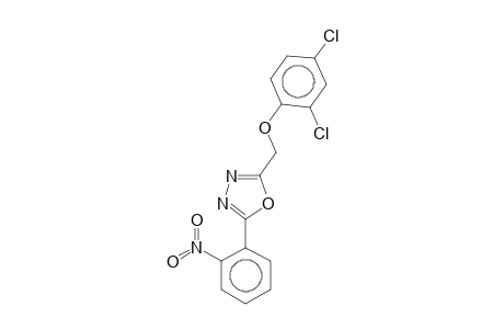 2-(2,4-Dichlorophenoxymethyl)-5-(2-nitrophenyl)-1,3,4-oxadiazole