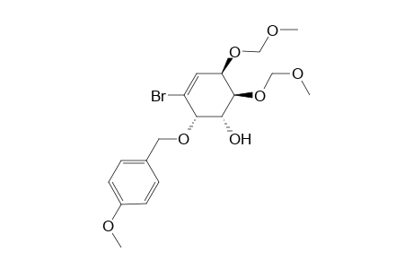 (1S,2S,5R,6S)-3-bromo-2-((4-methoxybenzyl)oxy)-5,6-bis(methoxymethoxy)cyclohex-3-enol