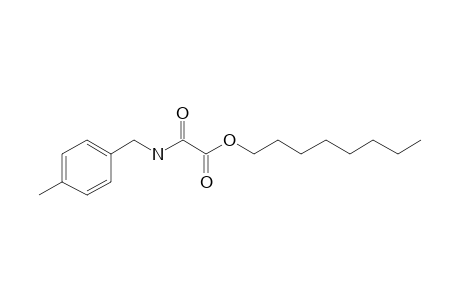 Oxalic acid, monoamide, N-(4-methylbenzyl)-, octyl ester