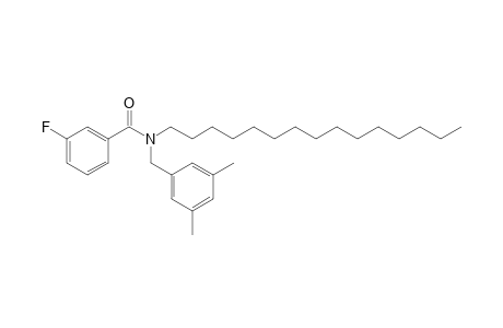 Benzamide, 3-fluoro-N-(3,5-dimethylbenzyl)-N-pentadecyl-