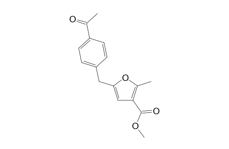 Methyl 5-(4-Acetylbenzyl)-2-methylfuran-3-carboxylate