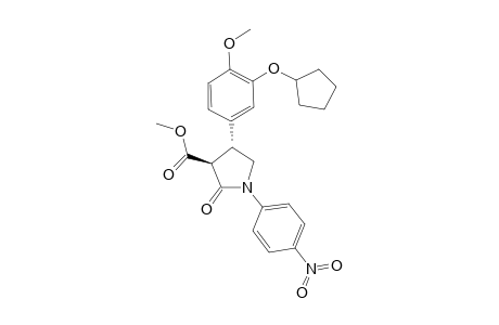 Methyl 1-(4-nitrophenyl)-4-(4-methoxy-2-cyclopentylcarbonyl)-2-pyrrolidinone-3-carboxylate