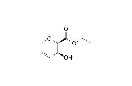 cis-3-hydroxy-3,6-dihydro-2H-pyran-2-carboxylic acid ethyl ester