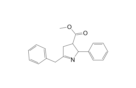 2H-Pyrrole-3-carboxylic acid, 3,4-dihydro-2-phenyl-5-(phenylmethyl)-, methyl ester, cis-