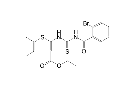 2-[(2-bromobenzoyl)thiocarbamoylamino]-4,5-dimethyl-thiophene-3-carboxylic acid ethyl ester