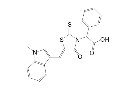 {(5Z)-5-[(1-methyl-1H-indol-3-yl)methylene]-4-oxo-2-thioxo-1,3-thiazolidin-3-yl}(phenyl)acetic acid