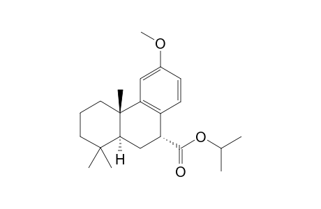 Isopropyl [4a(S),10a(S)]-1,2,3,4,4a,9,10,10a-octahydro-6-methoxy-1,1,4a-triimethylphenanthrene-9-carboxylate