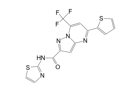 N-(1,3-thiazol-2-yl)-5-(2-thienyl)-7-(trifluoromethyl)pyrazolo[1,5-a]pyrimidine-2-carboxamide
