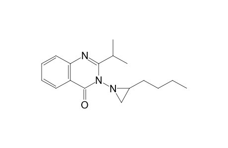 3-(2-butyl-1-aziridinyl)-2-propan-2-yl-4-quinazolinone