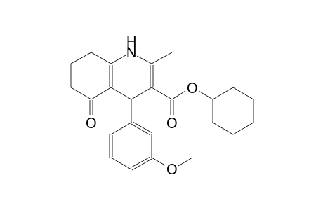 cyclohexyl 4-(3-methoxyphenyl)-2-methyl-5-oxo-1,4,5,6,7,8-hexahydro-3-quinolinecarboxylate