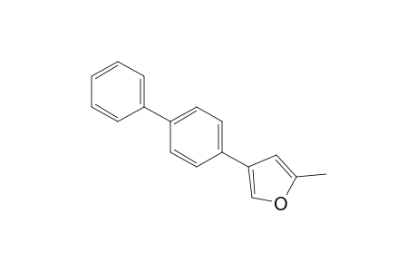 2-Methyl-4-(4-phenylphenyl)furan
