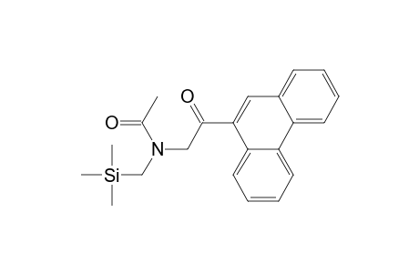2-[N-Acetyl-N-[(trimethylsilyl)methyl]amino]-1-(9'-phenanthrenyl)-1-ethanone