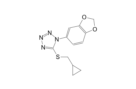1-Benzo[1,3]dioxol-5-yl-5-cyclopropylmethylsulfanyl-1H-tetrazole