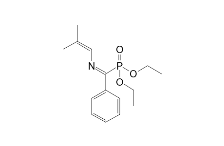 Diethyl (E)-{[(Z)-2-Methylprop-1-enyl]imino}(phenyl)methylphosphonate