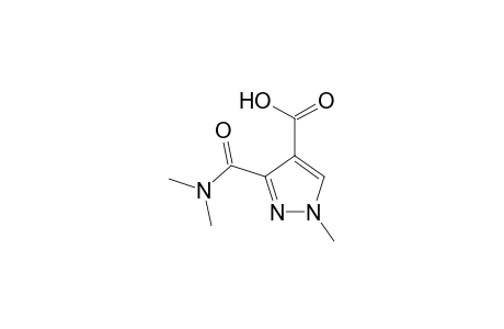 1H-Pyrazole-4-carboxylic acid, 3-[(dimethylamino)carbonyl]-1-methyl-