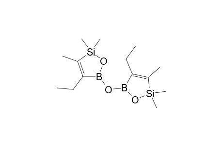 Ether, bis(E-ethyl-2,5-dihydro-2,2,3-trimethyl-1,2,5-oxasilaborol-5-yl)