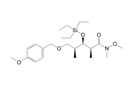 (2S,3R,4S)-N-Methoxy-5-[(4-methoxybenzyl)oxy]-N,2,4-trimethyl-3-[(triethylsilyl)oxy]pentanamide