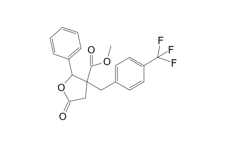 Methyl 3-(4-(trifluoromethylbenzyl)-5-oxo-2-phenyltetrahydrofuran-3-carboxylate