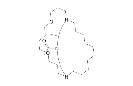 [1(27),31-Dimethyl-5,10-dioxa-1,4,29-triazabicyclo[12.10.9]tritriacont-29-yl]-1-ethanone