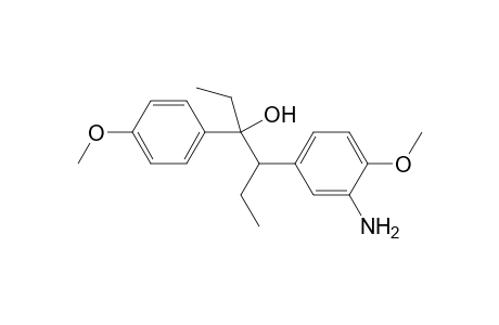 4-(3-amino-4-methoxyphenyl)-3-(4-methoxyphenyl)hexan-3-ol