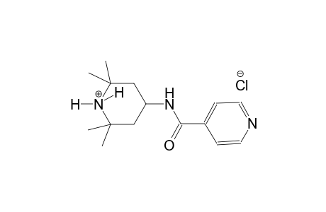 4-(isonicotinoylamino)-2,2,6,6-tetramethylpiperidinium chloride
