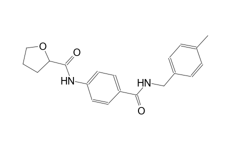 2-furancarboxamide, tetrahydro-N-[4-[[[(4-methylphenyl)methyl]amino]carbonyl]phenyl]-