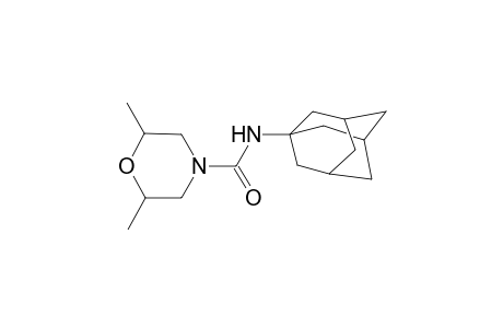 N-(1-adamantyl)-2,6-dimethyl-4-morpholinecarboxamide