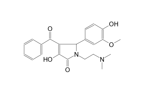 2H-pyrrol-2-one, 4-benzoyl-1-[2-(dimethylamino)ethyl]-1,5-dihydro-3-hydroxy-5-(4-hydroxy-3-methoxyphenyl)-