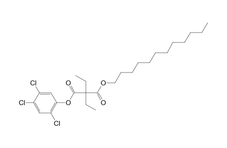 Diethylmalonic acid, dodecyl 2,4,5-trichlorophenyl ester