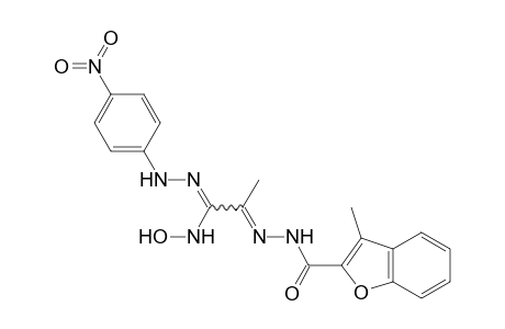 N-Hydroxy-2-{[(3-methyl-1-benzofuran-2-yl)carbonyl]hydrazono}-N'-(4-nitrophenyl)propanehydrazonamide