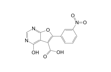4-Hydroxy-6-(3-nitrophenyl)furo[2,3-d]pyrimidine-5-carboxylic acid