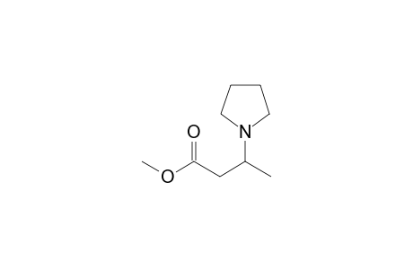 3-(1-pyrrolidinyl)butanoic acid methyl ester